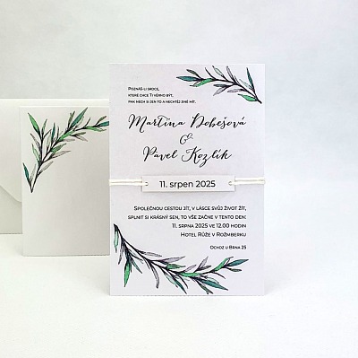 Svadobné oznámenie - G4009