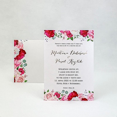 Svadobné oznámenie - G4020