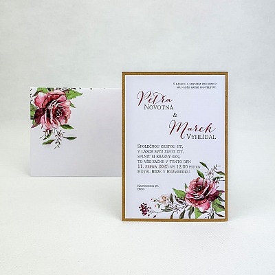 Svadobné oznámenie - G4028