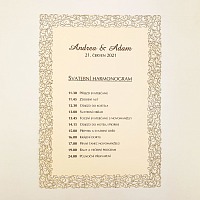 Svadobný harmonogram - H2088