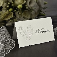 Svadobná menovka - J2107A