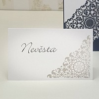 Svadobná menovka - J2111