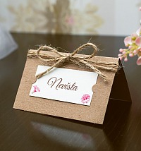 Svadobná menovka - J2115