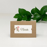 Svadobná menovka - J2130