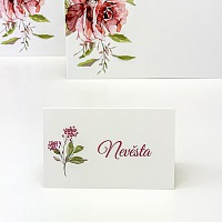 Svadobná menovka - J2135