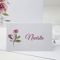 Svadobná menovka - J2141A