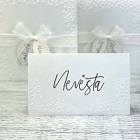 Svadobná menovka - J2180