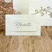Svadobná menovka - J2184