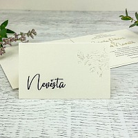 Svadobná menovka - J2185A