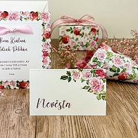 Svadobná menovka - J2189
