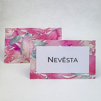 Moderná svadobná menovka