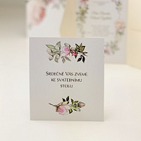 Svadobná pozvánka - P2136