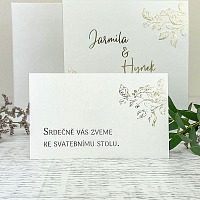 Svadobná pozvánka - P2186B