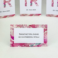 Moderná svadobná pozvánka