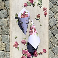 Papierový kornút na konfety (8ks) - PK01-2141-01