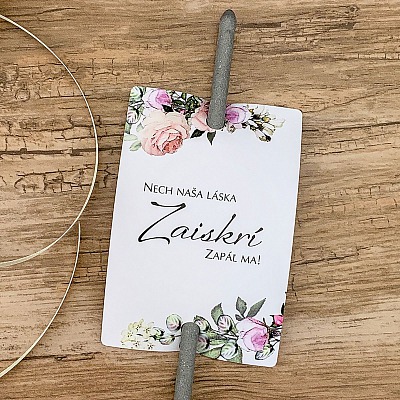 Svadobné kartičky na prskavky - PR01-2134-01