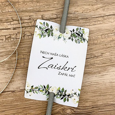 Svadobné kartičky na prskavky - PR01-2137-01