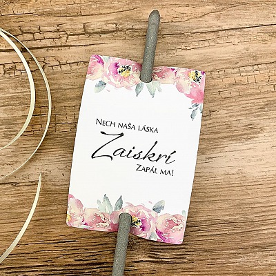 Svadobné kartičky na prskavky - PR01-4002-01