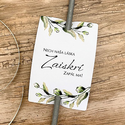 Svadobné kartičky na prskavky - PR01-4010-01