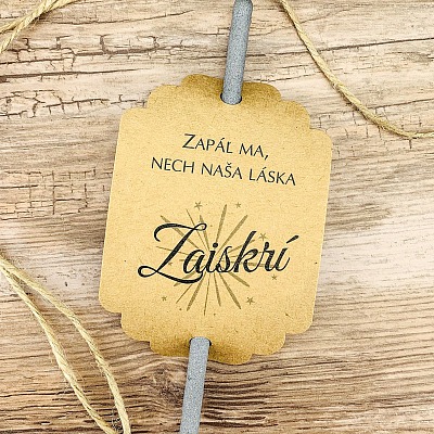 Svadobné kartičky na prskavky - PR02-6001-10