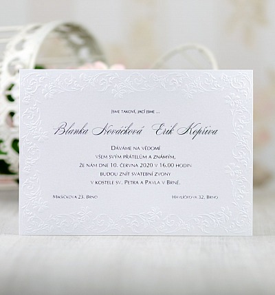 Svadobné oznámenie - G990
