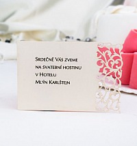 Svadobná pozvánka -  P977