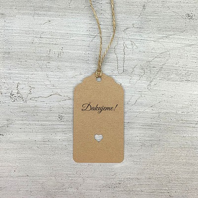 Svadobné visačky - VS02-6002A-10