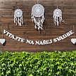 Svadobná girlanda - VITAJTE NA NAŠEJ SVADBE - GR6007-02-S