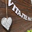 Svadobná girlanda - VITAJTE NA NAŠEJ SVADBE - GR6007-02-S