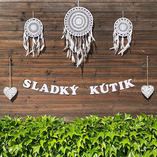 Svadobná girlanda - SLADKÝ KÚTIK - GR6008-02-S