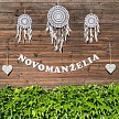 Svadobná girlanda - NOVOMANŽELIA - GR6013-02-S
