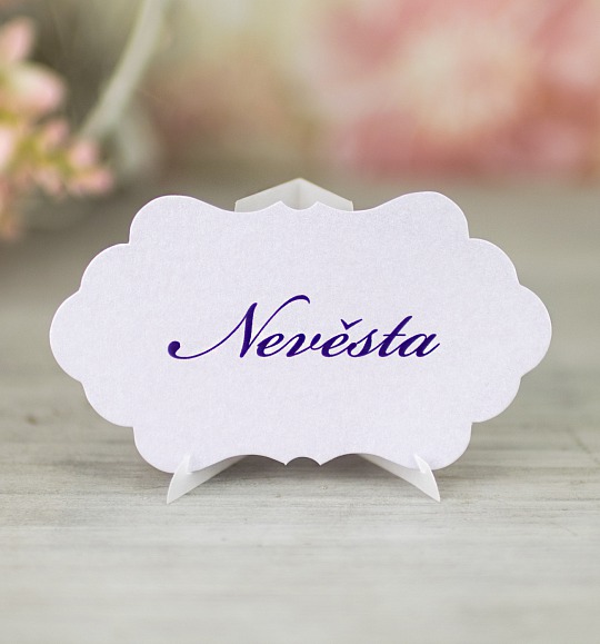 Svadobná menovka - J2104