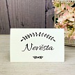 Svadobná menovka - J2146