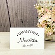 Svadobná menovka - J2148