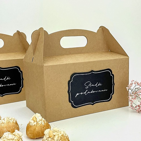 Svadobná krabička na výslužku set (balenie 8ks) - K56-5701-10-8