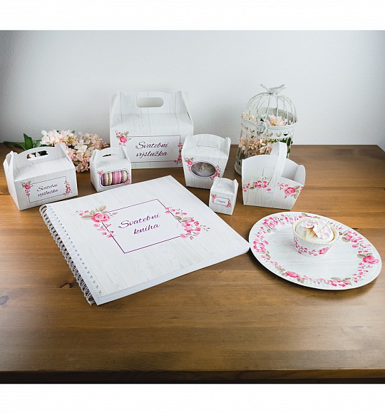 Svadobná krabička na cupcake - K11-2090-01