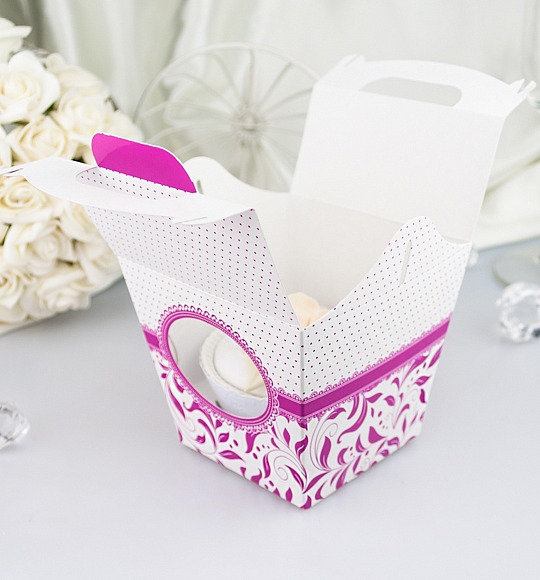 Svadobná krabička na cupcake - K11-1004-01