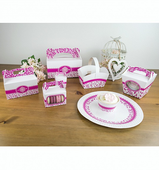 Svadobná krabička na cupcake - K11-1004-01