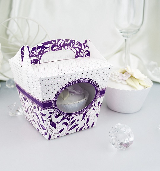 Svadobná krabička na cupcake - K11-1006-01