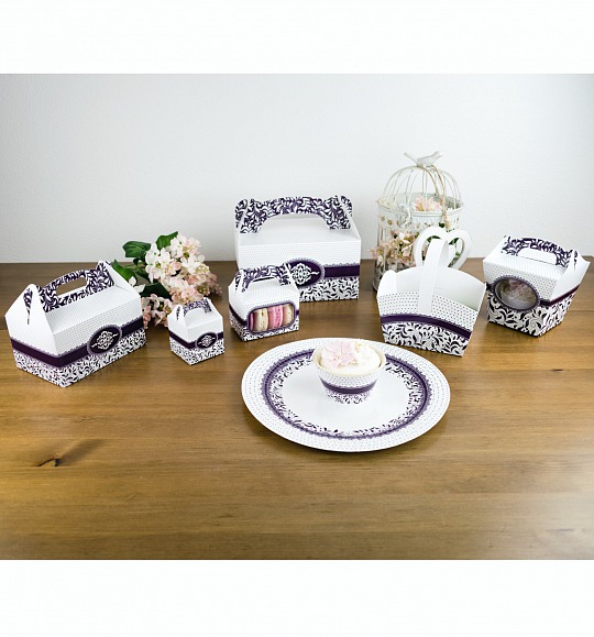 Svadobná krabička na cupcake - K11-1006-01