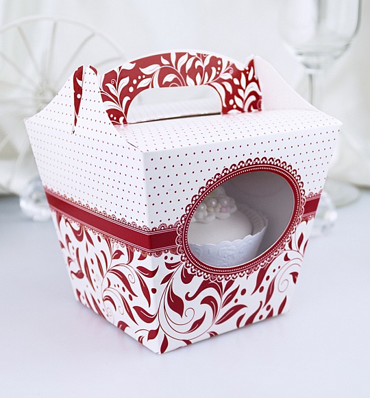 Svadobná krabička na cupcake - K11-1008-01