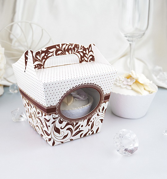 Svadobná krabička na cupcake - K11-1009-01