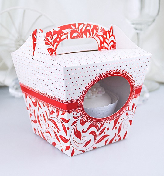 Svadobná krabička na cupcake - K11-1015-01