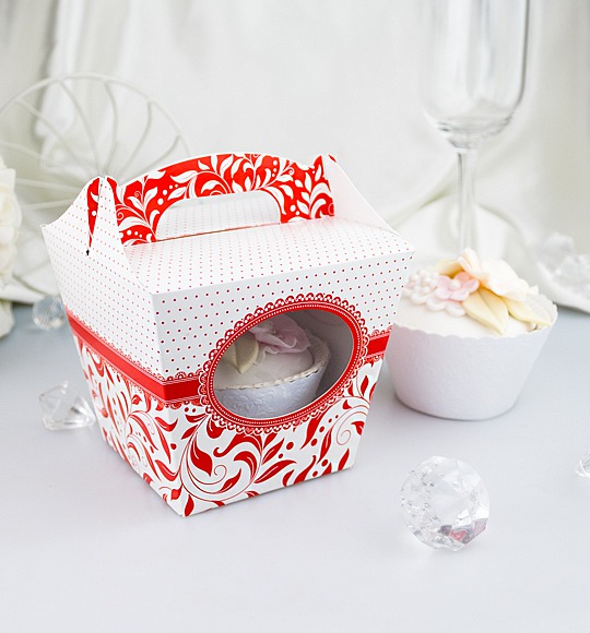 Svadobná krabička na cupcake - K11-1015-01