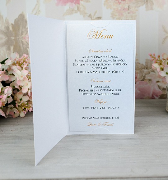 Svadobné menu - M2062