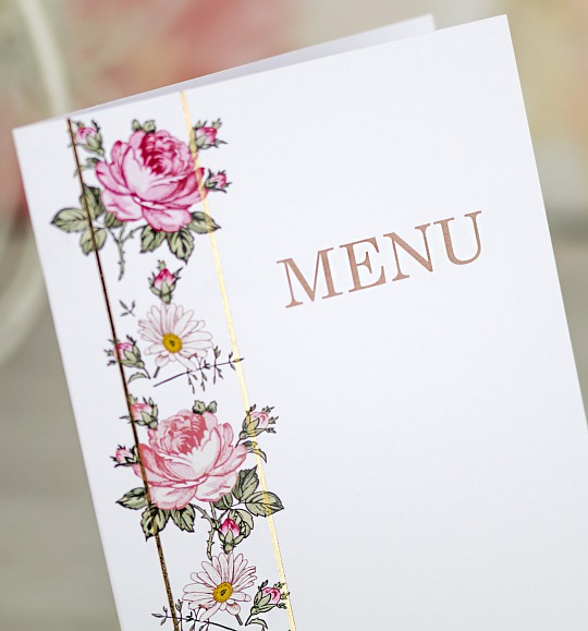 Svadobné menu - M2091