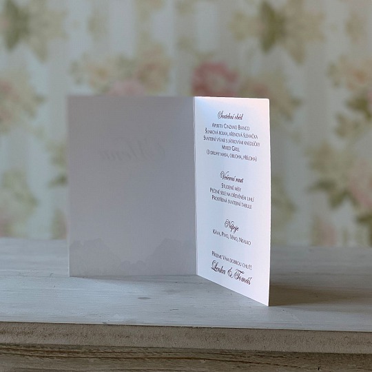 Svadobné menu - M2103