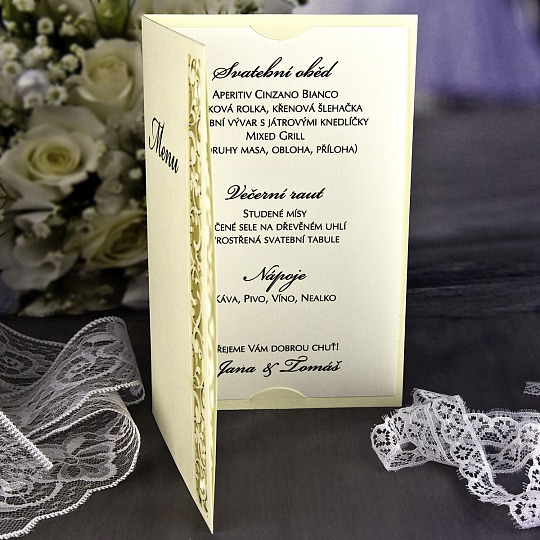 Svadobné menu - M2106B