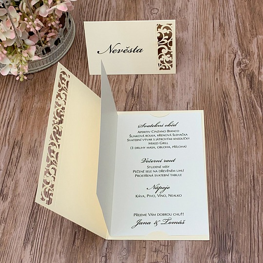Svadobné menu - M2106B