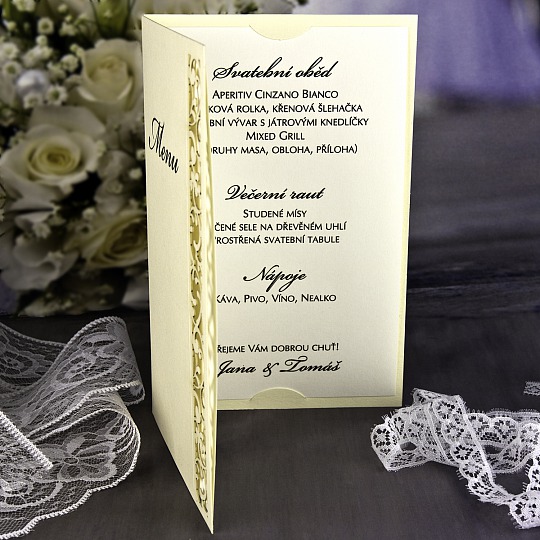 Svadobné menu - M2106B